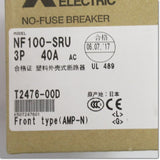 Japan (A)Unused,NF100-SRU,3P 40A　ノーヒューズ遮断器 ,MCCB 3 Poles,MITSUBISHI