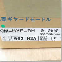 Japan (A)Unused,GM-HYF-RH Japanese Japanese Japanese Gear 200V Japan 1/5 0.2kW ,Geared Motor,MITSUBISHI 