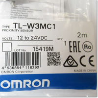 Japan (A)Unused,TL-W3MC1 2M　フラットタイプ近接センサ 直流3線式 非シールドタイプ NO ,Amplifier Built-in Proximity Sensor,OMRON
