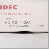 Japan (A)Unused,NC1V-2111-2AA 2P 2A  サーキットプロテクタ 中速形 補助接点付き ,Circuit Protector 2-Pole,IDEC