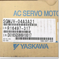 Japan (A)Unused,SGMJV-04A3A21　サーボモータ AC200V 400W ,Σ-V,Yaskawa