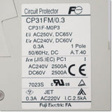 Japan (A)Unused,CP31FM/0.3 1P 0.3A circuit protector 1-Pole,Fuji 