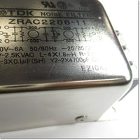 Japan (A)Unused,ZRAC2206-11  AC電源ライン用EMC ノイズフィルタ ,Noise Filter / Surge Suppressor,Other