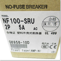 Japan (A)Unused,NF100-SRU,2P 5A　ノーヒューズ遮断器 ,MCCB 2-Pole,MITSUBISHI