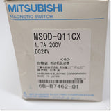 Japan (A)Unused,MSOD-Q11CX,DC24V 1.4-2A 1a　電磁開閉器 ,Irreversible Type Electromagnetic Switch,MITSUBISHI