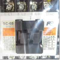 Japan (A)Unused,SC-03RM AC100V 1b×2　可逆形電磁接触器 ,Electromagnetic Contactor,Fuji