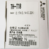 Japan (A)Unused,TH-T18 0.14-0.22A  サーマルリレー ,Thermal Relay,MITSUBISHI