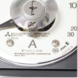 Japan (A)Unused,LS-80NAA 10A 0-10-30A DRCT　BR　交流電圧計 三倍延長 赤針付 ,Voltmeter,MITSUBISHI
