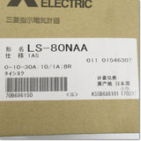 Japan (A)Unused,LS-80NAA 1A 0-10-30A 10/1A BR  交流電流計 3倍延長 赤針付き ,Ammeter,MITSUBISHI