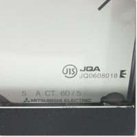 Japan (A)Unused,YS-8NAA 5A 0-60-180A 60/5A BR  交流電流計 赤針 3倍延長 ,Ammeter,MITSUBISHI