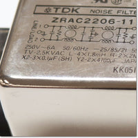 Japan (A)Unused,ZRAC2206-11  AC電源ライン用EMC ノイズフィルタ ,Noise Filter / Surge Suppressor,TDK