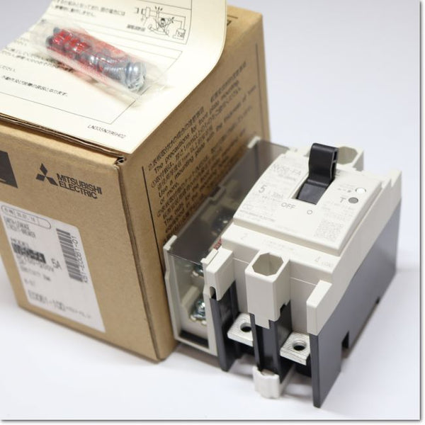 Japan (A)Unused,NV50-FA,2P 5A 30mA AL-SLT  漏電遮断器 警報スイッチ付き