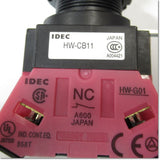 Japan (A)Unused,HW1K-2PB11　φ22 鍵操作形セレクタスイッチ 90°1a1b 2ノッチ 左抜け ,Selector Switch,IDEC