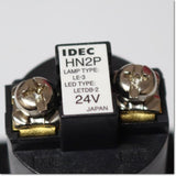 Japan (A)Unused,HN2P-1Q4G φ30 角形表示灯 LED照光 AC/DC24V ,Indicator<lamp> ,IDEC </lamp>