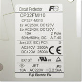 Japan (A)Unused,CP32FM/10 2P 10A　サーキットプロテクタ ,Circuit Protector 2-Pole,Fuji