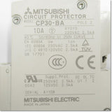 Japan (A)Unused,CP30-BA,2P 2-I 10A  サーキットプロテクタ　補助スイッチ付き  瞬時形 ,Circuit Protector 2-Pole,MITSUBISHI