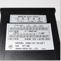 Japan (A)Unused,ASG-157-05-15-1  ディジタルストレンゲージメータ 48×96mm AC100V ,Digital Panel Meters,ASAHI KEIKI