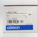 Japan (A)Unused,E32-T14F  ファイバ センサ 透過形 耐薬品/油 φ5 5m ,Fiber Optic Sensor Module,OMRON