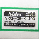 Japan (A)Unused,VRXF-3B-K-400-T3  サーボモータ専用 減速機 エイブル減速機　減速比3 ,Motor Speed Reducer,NIDEC-SHIMPO