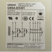 Japan (A)Unused,G9SA-EX301 Safety Module / I / O Terminal,OMRON 