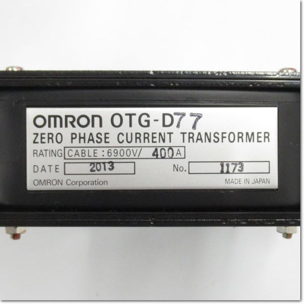 Japan (A)Unused,OTG-D77　零相変流器 400A ,Level Switch,OMRON