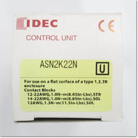 Japan (A)Unused,ASN2K22N　φ30 セレクタスイッチ 90°2ノッチ 2a2b ,Selector Switch,IDEC