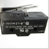 Japan (A)Unused,Z-15GW21-B  一般用基本スイッチ ヒンジ・短レバー形 ,Micro Switch,OMRON