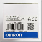 Japan (A)Unused,E3X-SD21　シンプルファイバアンプ 1出力 入光時ON/遮光時ON 切替式 ,Fiber Optic Sensor Amplifier,OMRON
