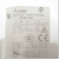 Japan (A)Unused,CP30-BA,2P 1-F 0.5A  サーキットプロテクタ　高速形 ,Circuit Protector 2-Pole,MITSUBISHI