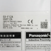 Japan (A)Unused,GX-F12A [UGXF12A] Japanese language [アンプ内蔵] ,Amplifier Built-in Proximity Sensor,Panasonic 