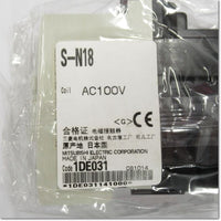 Japan (A)Unused,S-N18 AC100V Electromagnetic Contactor,MITSUBISHI 