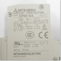 Japan (A)Unused,CP30-BA,1P 1-M 10A circuit protector 1-Pole,MITSUBISHI