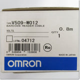 Japan (A)Unused,V509-W012　コードリーダ専用ケーブル 0.8m ,Code Readers And Other,OMRON