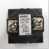 Japan (A)Unused,HN2P-1Q4R  φ30 角形表示灯 LED照光 AC/DC24V ,Indicator <Lamp>,IDEC