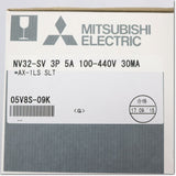 Japan (A)Unused,NV32-SV,3P 5A 30mA AX-1LS SLT Earth Leakage Breaker 3-Pole,MITSUBISHI 