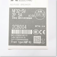Japan (A)Unused,NF32-SV,2P 5A  ノーヒューズ遮断器 ,MCCB 2-Pole,MITSUBISHI