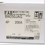 Japan (A)Unused,BW250JAG 4P 200A  オートブレーカ ,Peripherals / Low Voltage Circuit Breakers And Other,Fuji