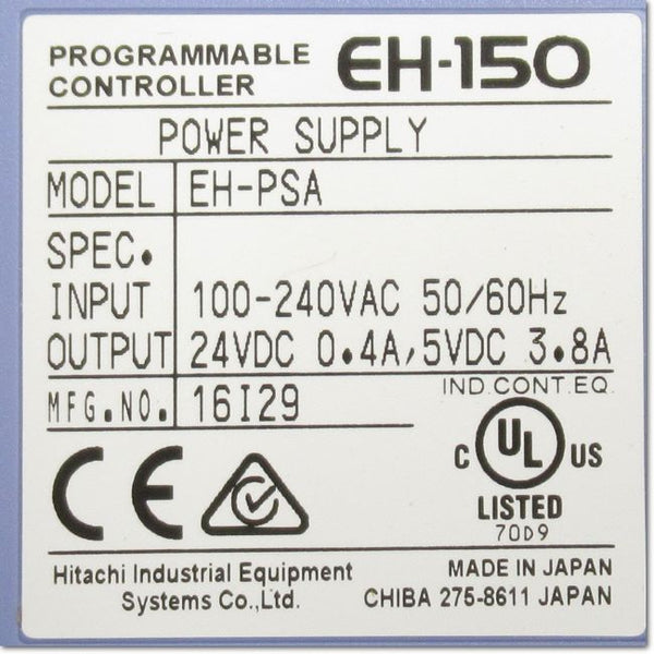 Japan (A)Unused,EH-PSA AC入力電源モジュール ,อะไหล่เครื่องจักร