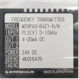 Japan (A)Unused,M2XPA3-B4Z1-R/N　パルスアナログ変換器 DC24V ,Signal Converter,M-SYSTEM