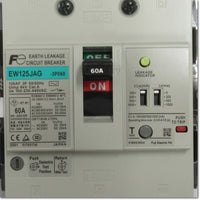 Japan (A)Unused,EW125JAG 3P 60A 100/200/500/1000mA KALA Earth Leakage Breaker 3-Pole,Fuji 