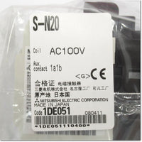 Japan (A)Unused,S-N20 AC100V 1a1b  電磁接触器 ,Electromagnetic Contactor,MITSUBISHI