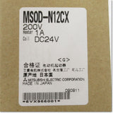 Japan (A)Unused,MSOD-N12CX,DC24V 0.7-1.1A 1a1b　　電磁開閉器 ,Electromagnetic Contactor,MITSUBISHI