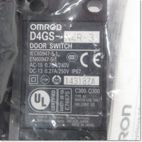 Japan (A)Unused,D4GS-N4R-3　スリムタイプセーフティ・ドアスイッチ 3m ,Safety (Door / Limit) Switch,OMRON