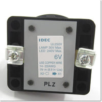 Japan (A)Unused,APN166DNPW　φ30 パイロットライト 丸形 LED照光 AC/DC6V ,Indicator <Lamp>,IDEC