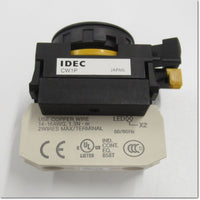 Japan (A)Unused,CW1P-2EQMR φ22 indicator AC200/220V ,Indicator<lamp> ,IDEC </lamp>