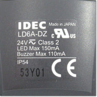 Japan (A)Unused,LD6A-3DZQB-RYG　LED積層表示灯 AC/DC24V 直取付け ,Laminated Signal Lamp <Signal Tower>,IDEC