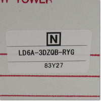 Japan (A)Unused,LD6A-3DZQB-RYG　LED積層表示灯 AC/DC24V 直取付け ,Laminated Signal Lamp <Signal Tower>,IDEC