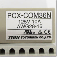 Japan (A)Unused,PCX-COM36N  コネクタ端子台 スプリングロック式 ,Terminal Blocks,TOGI