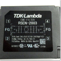Japan (A)Unused,RSEN-2003  ノイズフィルタ AC250V 3A ,Noise Filter / Surge Suppressor,TDK