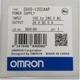 Japan (A)Unused,S8VS-12024AP　スイッチング・パワーサプライ 24V 5A アラーム出力 PNP出力 ,DC24V Output,OMRON